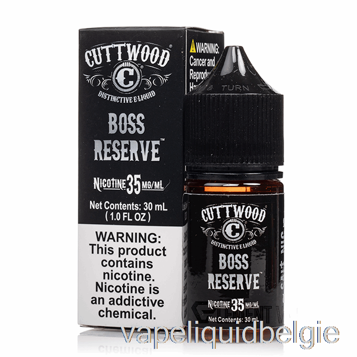 Vape België Boss Reserve - Houtzouten - 30ml 50mg